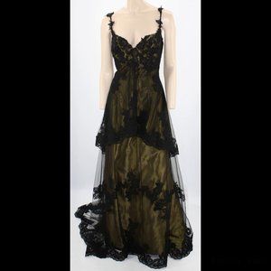 Sweetheart LaceTaffeta Gown